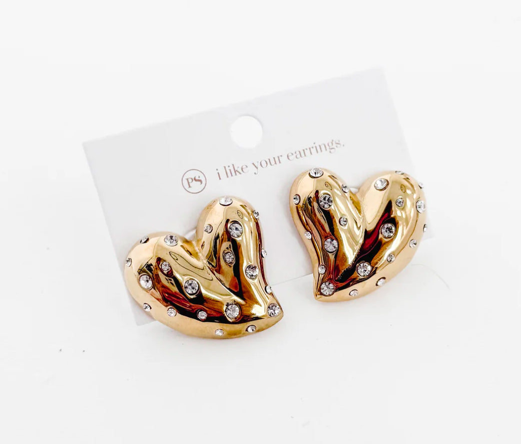Handful of Hearts earrings