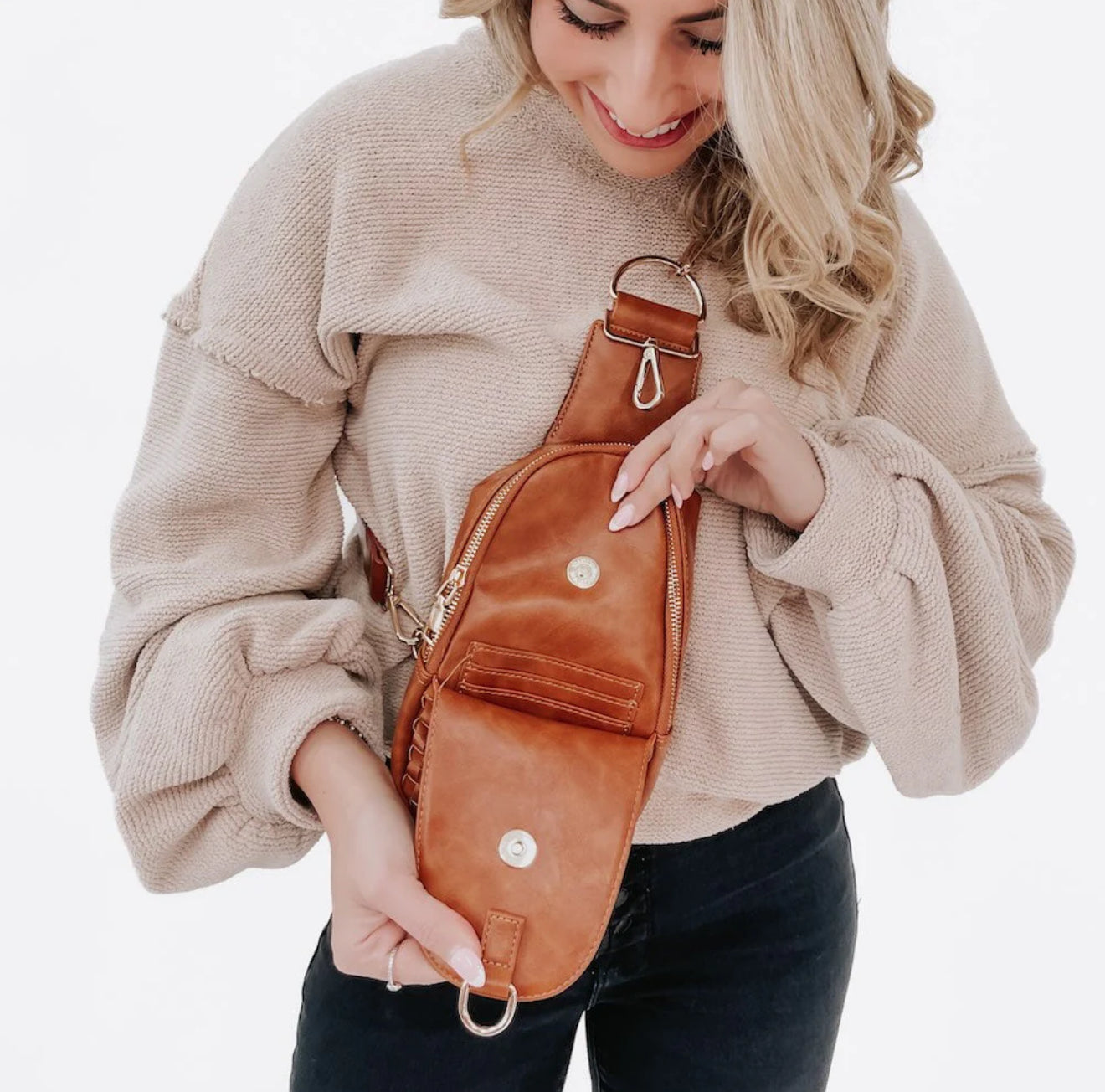 Woven Sling Bag