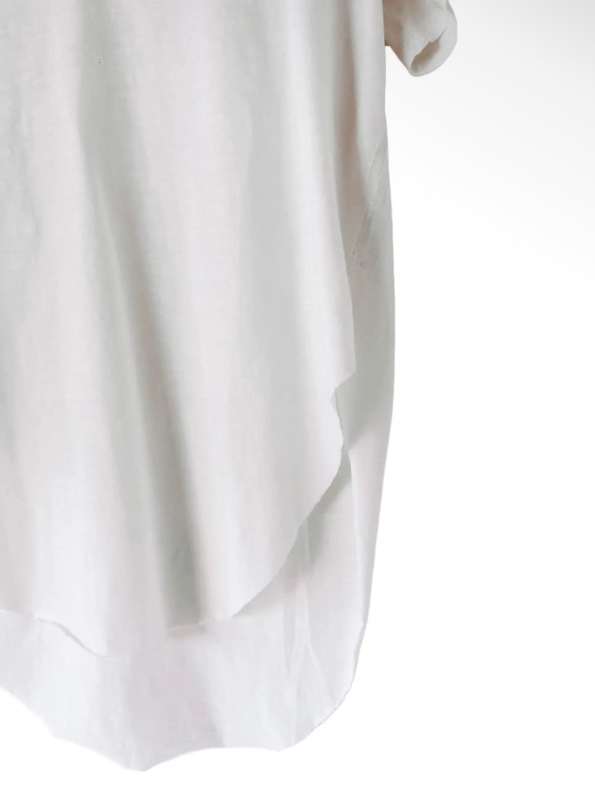 Long Sleeve V-Neck Side Slit T shirt