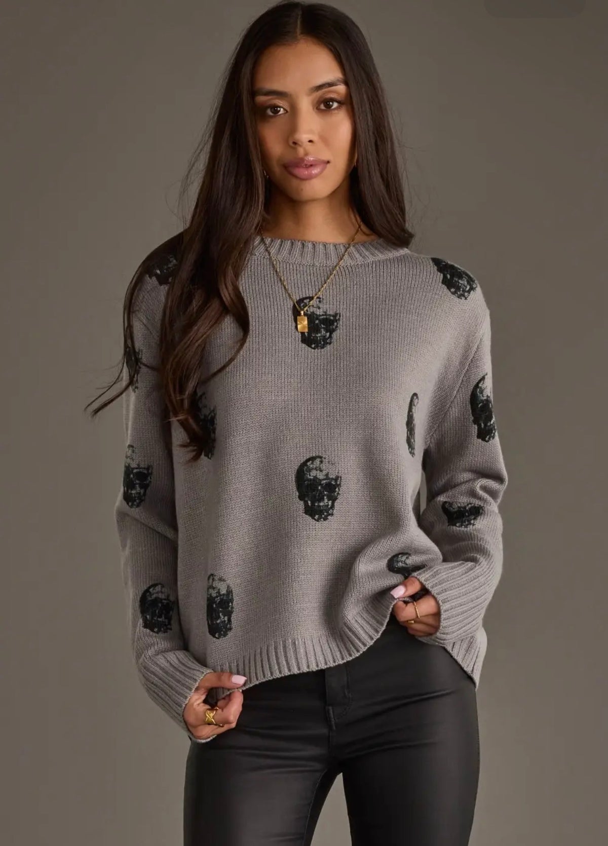 skull sweater