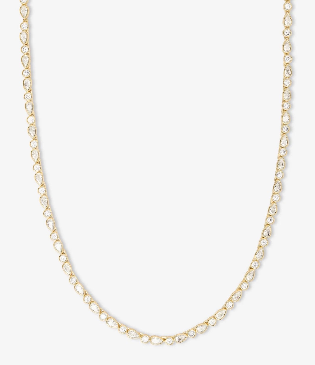 Isla Tennis Necklace 16"