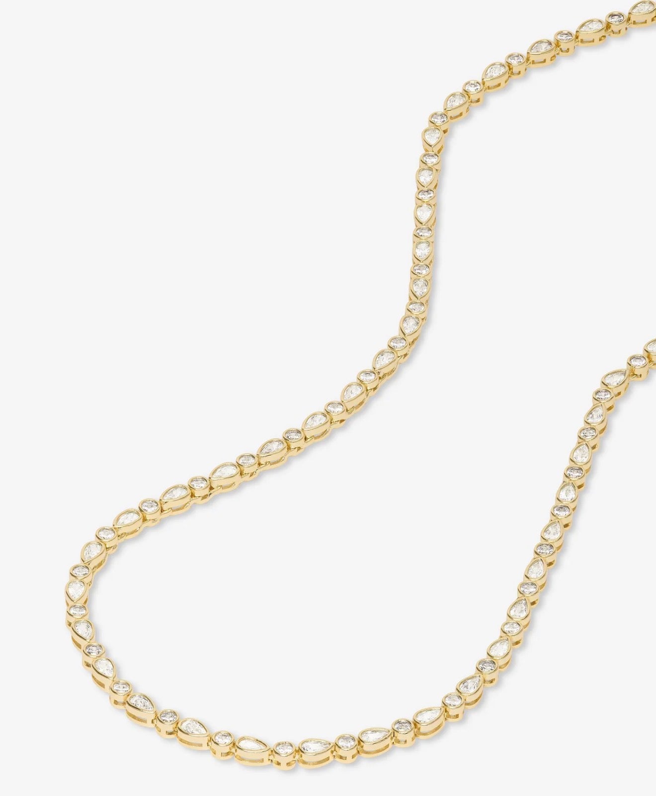 Isla Tennis Necklace 16"