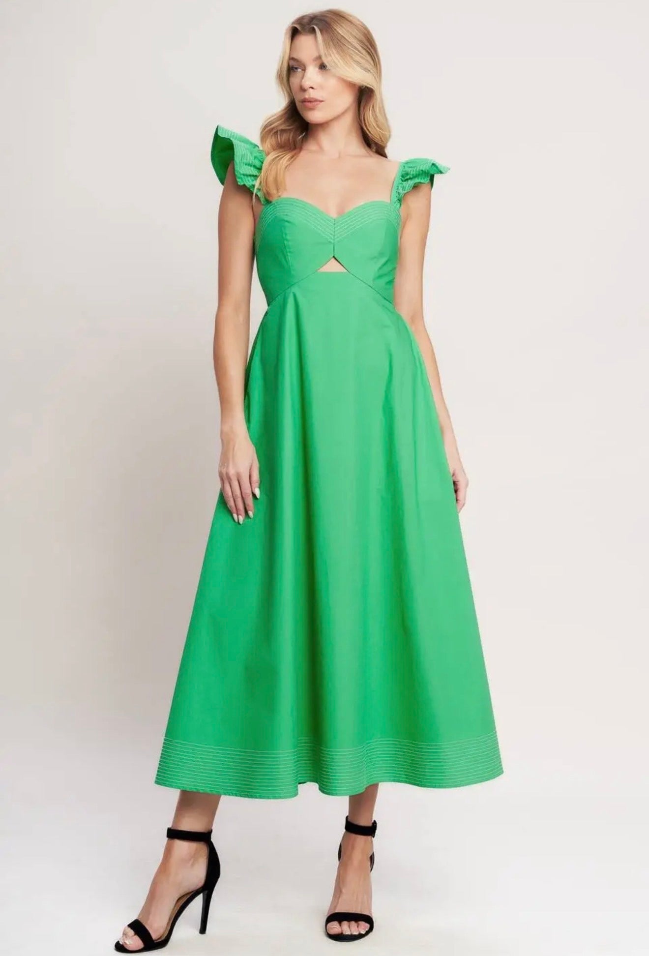Midi A-line Dress