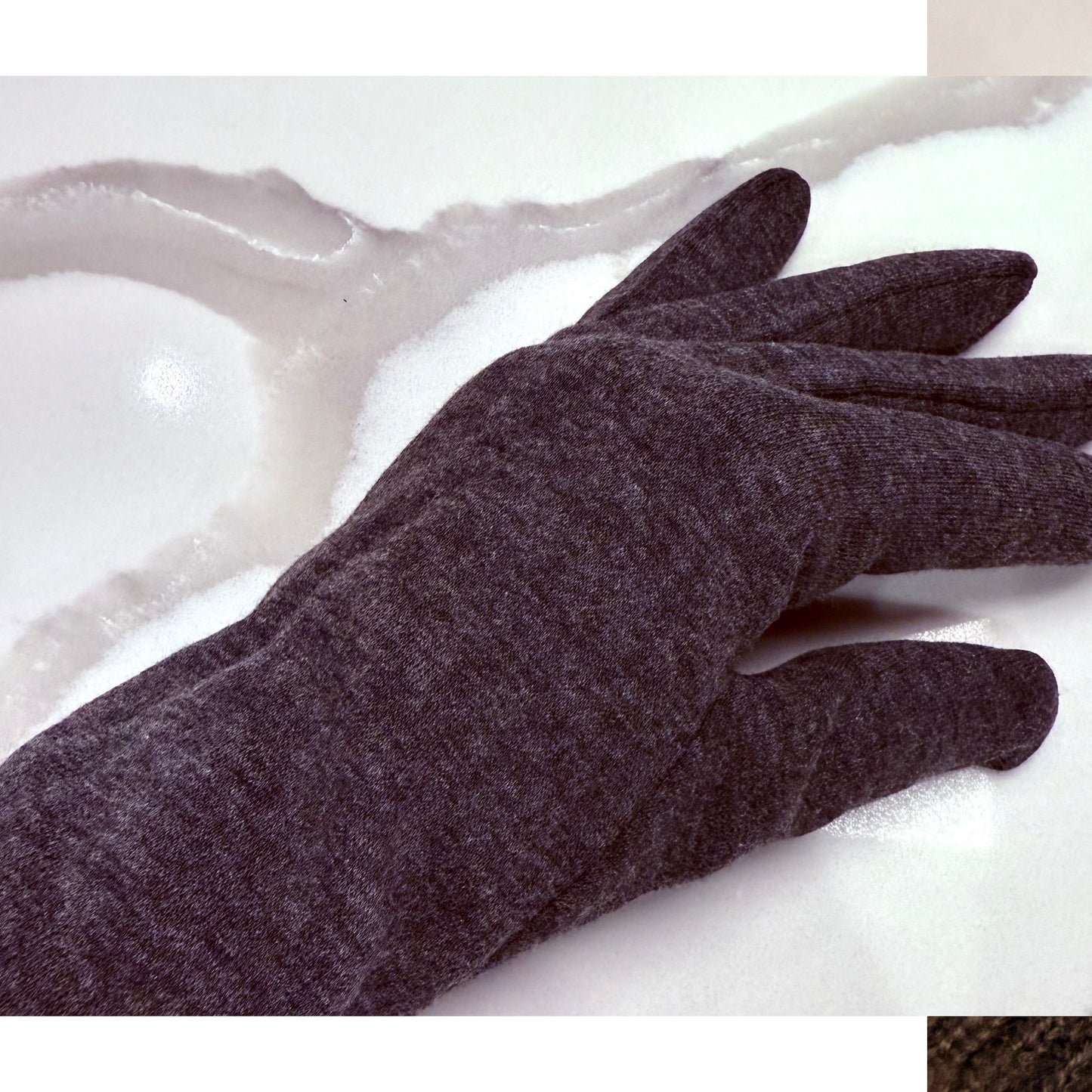 3 in 1 Cable knit Gloves