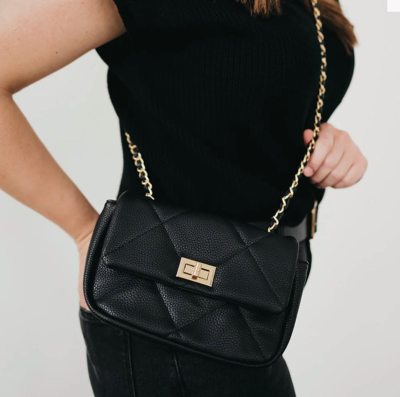 Quilted Crossbody Bag