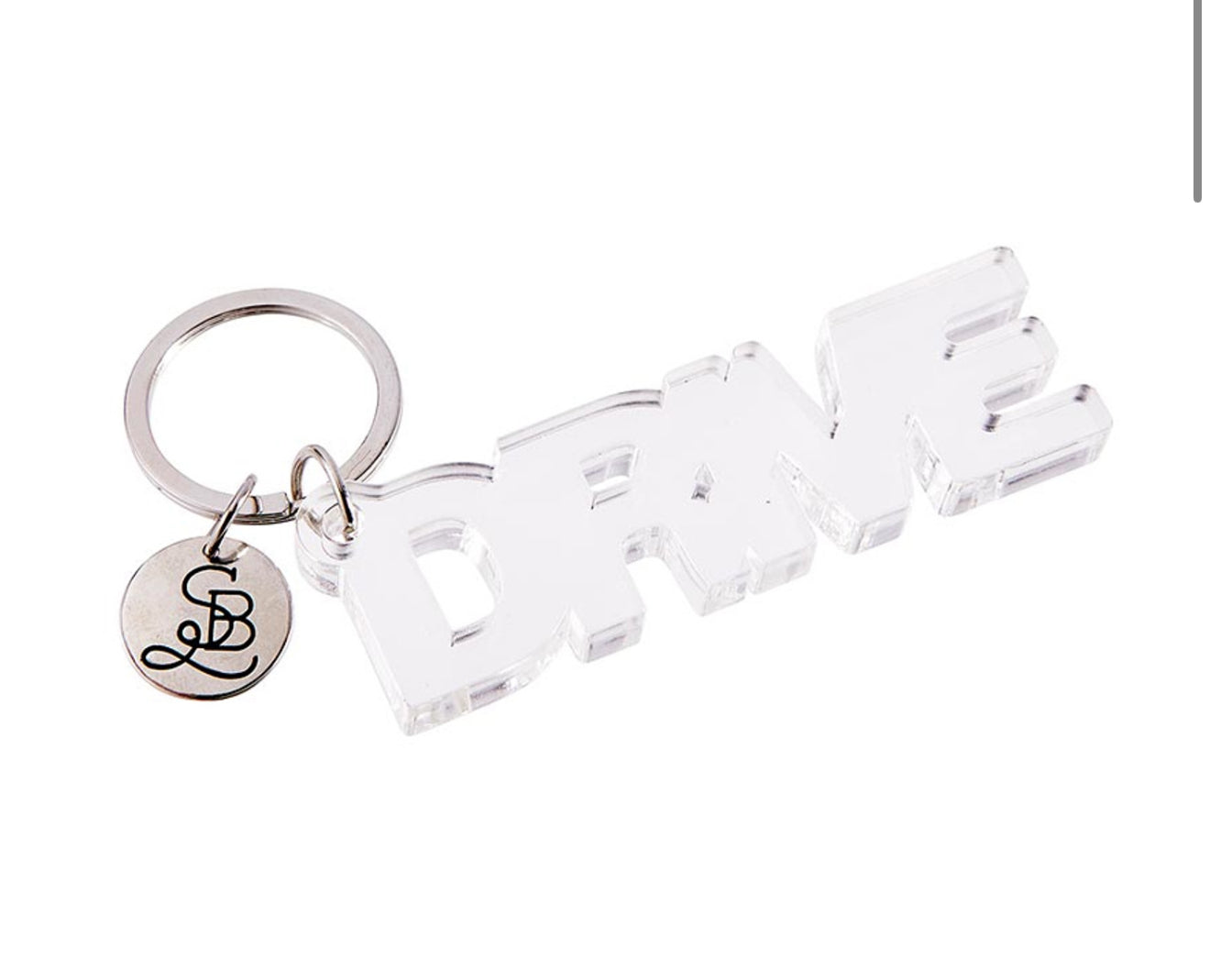 Acrylic Word Keychain - Drive