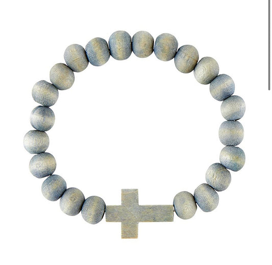 Wood Bead Bracelet