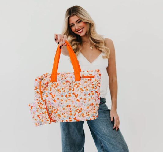 Puffre Quilted Tote