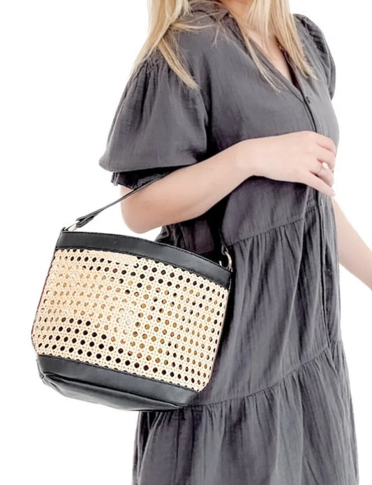 Woven Bucket Bag