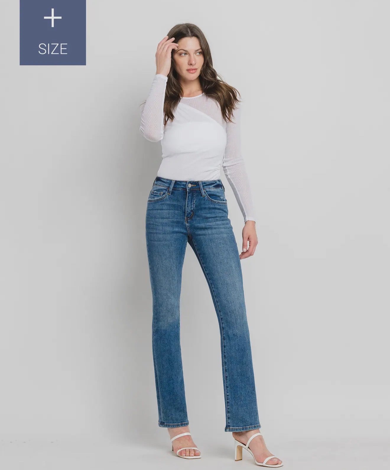 High Rise Bootcut Jeans PS