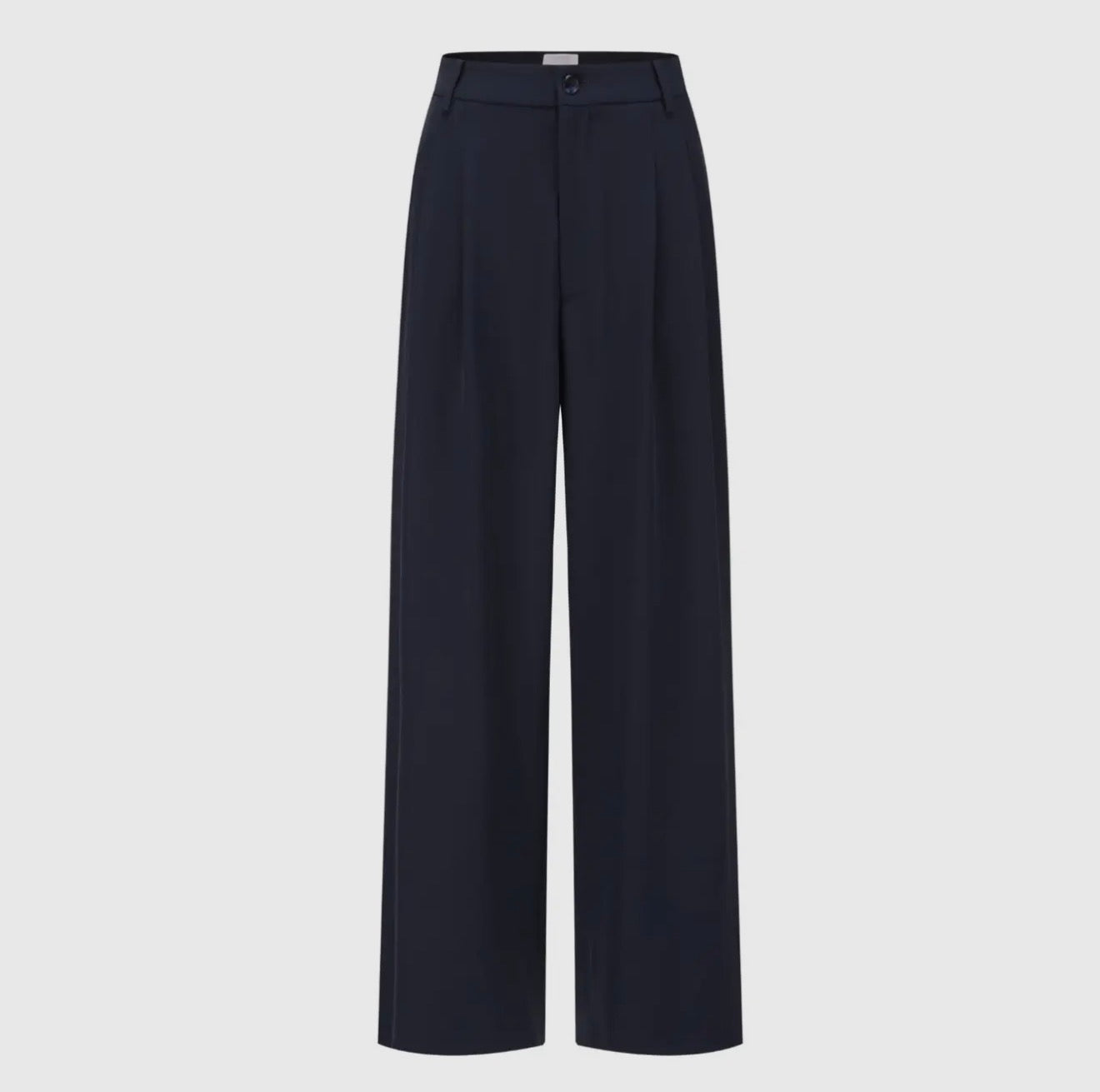 High Rise, Wide Leg Trouser-Black