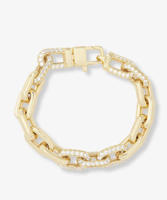 Frankie Pave Chain Bracelet